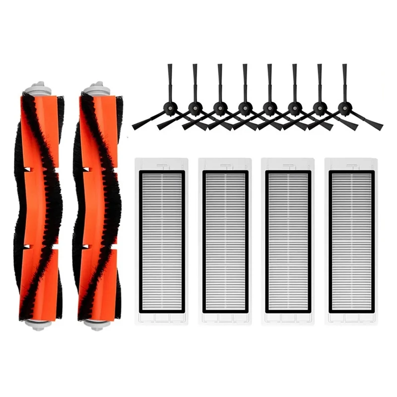 Für xiaomi mi roboter staubsauger 1 1 s roborock s4 s5 s50 s51 s6 s45 max ersatzteile zubehör hauptseiten bürste filter bürste