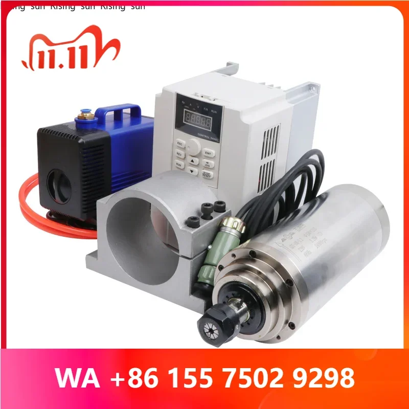 ized Spindle 3.2 ER20 Water Cooled Spindle Motor Kit for Cnc
