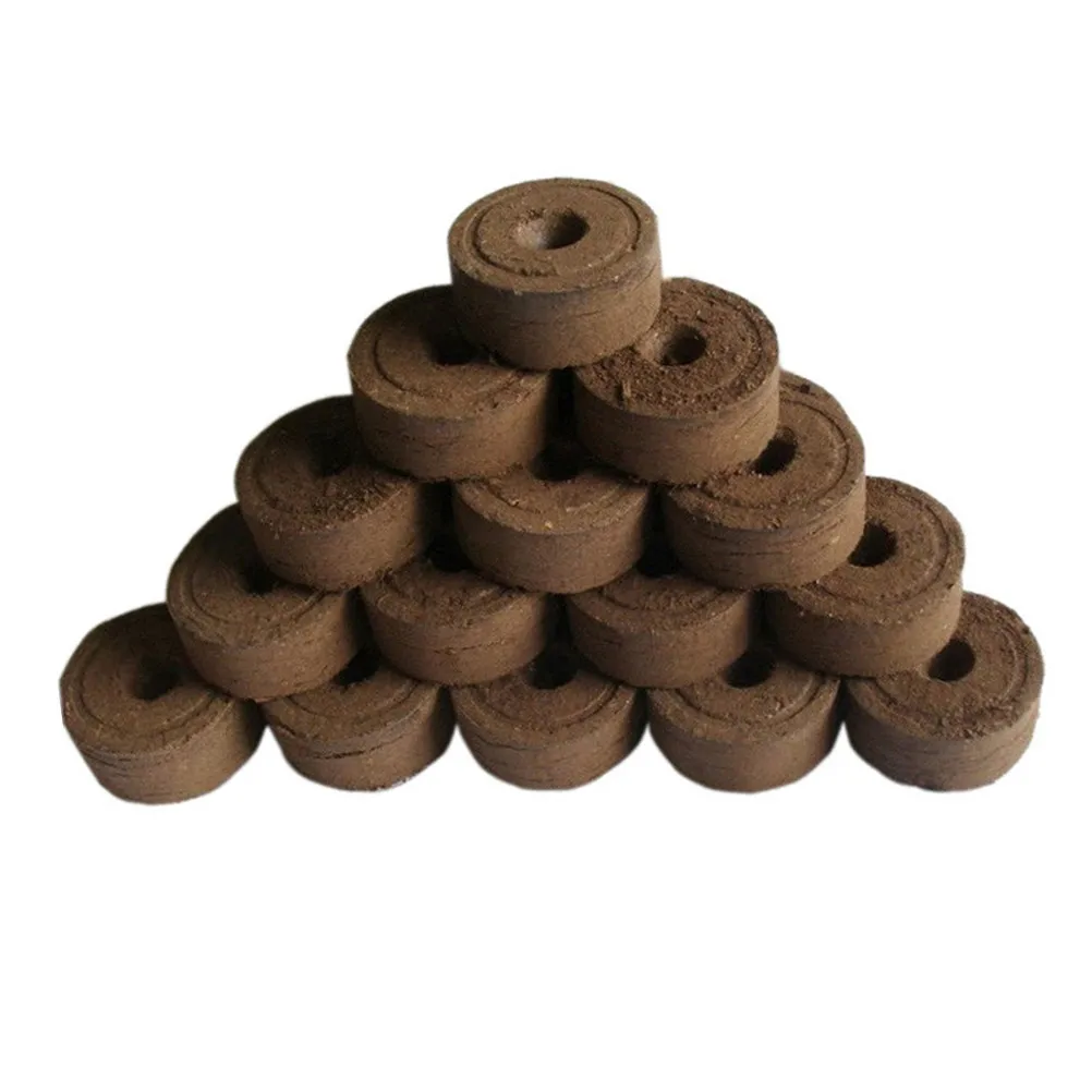 

50 Pcs Sowing Peat Blocks Garden Buildings Seeds for Planting Accessories Gardening Bulk Soil Pucks Nursery