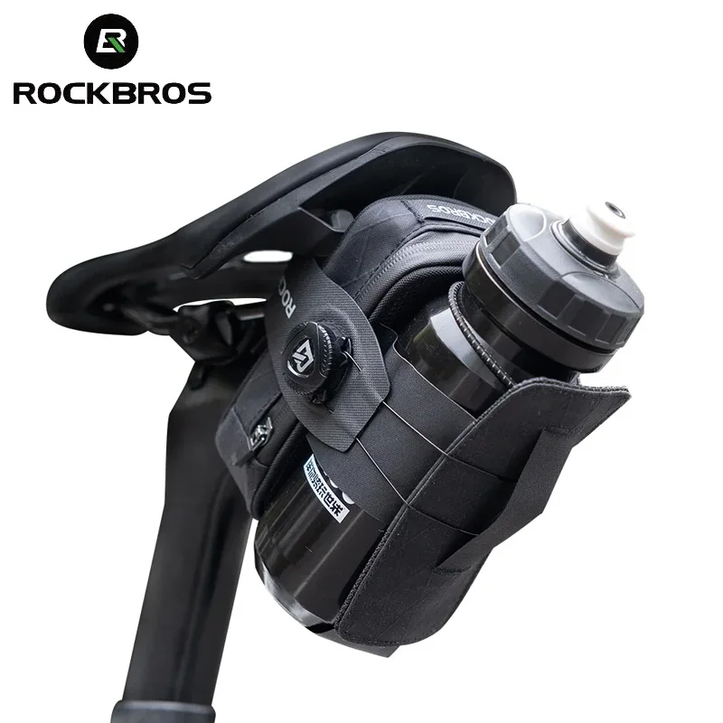 

ROCKBROS Велосипедные многофункциональные сумки для хранения, утолщенные износостойкие седельные сумки, комбинация чайника для воды опционально