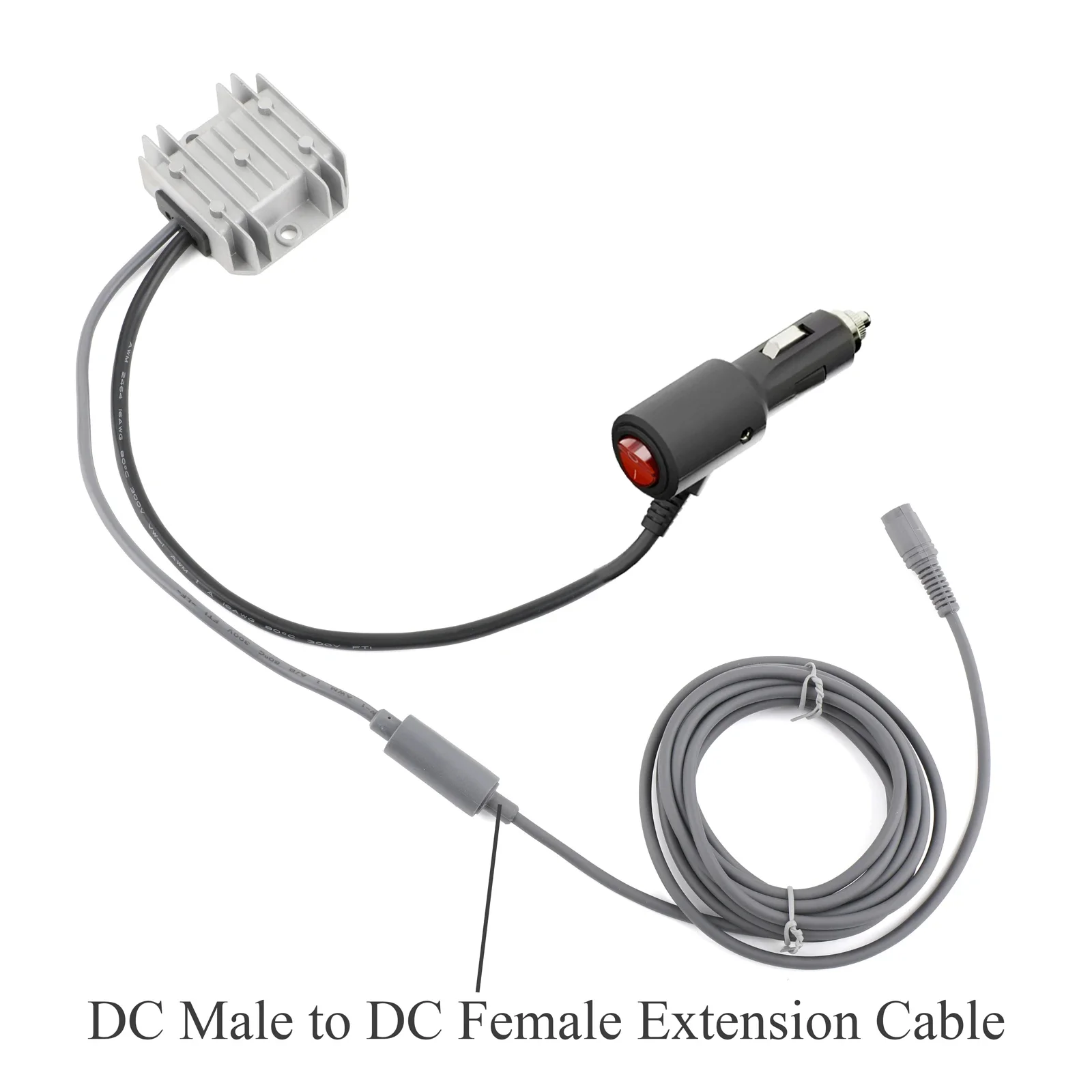 For Starlink mini router voltage converter, 12-28V to 30V3.5A,Car lighter,0.2-3m waterproof DC cable