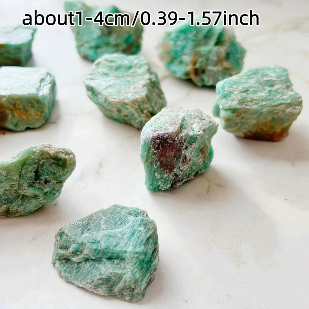 Natural Amazonite Raw Stone, Natural Crytals, Mineral Specimen Home Decoration Crystal Rough, For DIY Jewelry Making Mineral