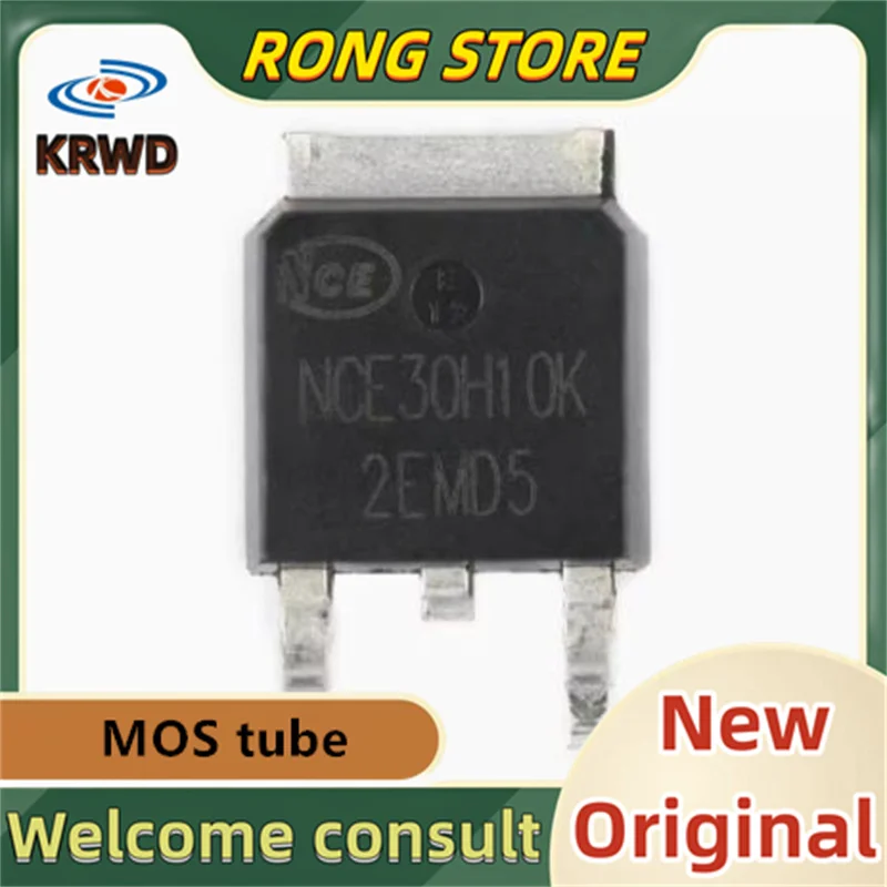 (10PCS) New  NCE30P30K NCE30H15K NCE30H10K NCE30H12K NCE30 NCE60P50K TO-252 30V/100A P Channel MOSFET