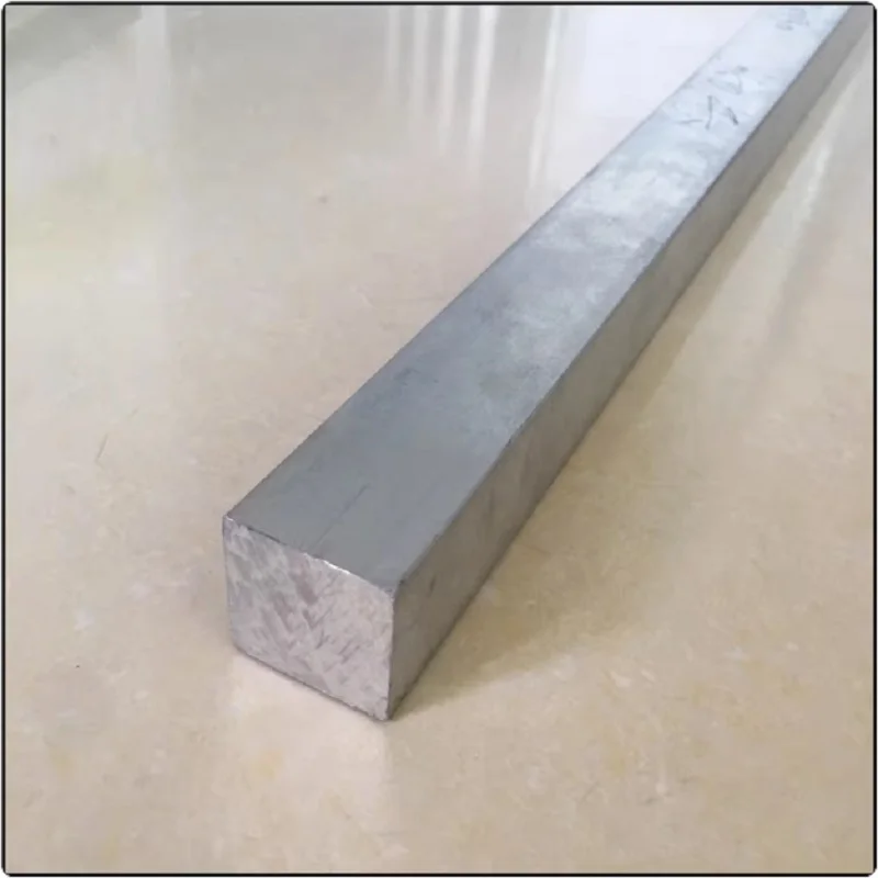Barre plate carrée en alliage d'aluminium 6061