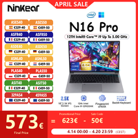 Ninkear N16 PRO Laptop 32GB 1TB 12th Intel i9-12900HK 16‘’ 2.5K IPS 120Hz Gaming Computer 63.52Wh Fingerprint Unlock Notebook