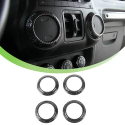 for Jeep Wrangler JK JKU 2011-2017 2/4-Doors Air Conditioning Vent Outlet Cover Trim Decoration ABS Car Interior Accessories