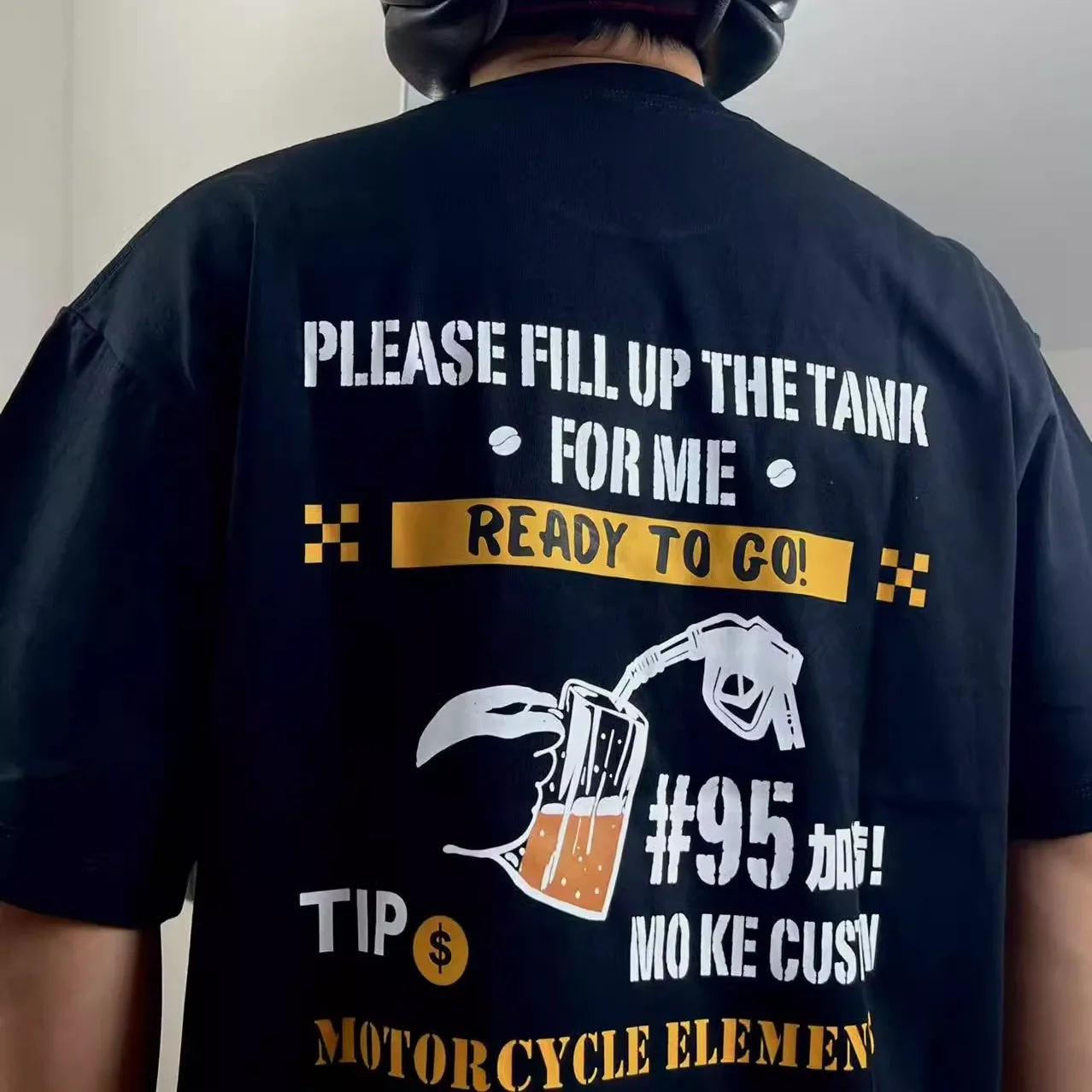 

2025 New Women Men Motorcycle T Shirt O Neck Short Sleeve 100% Cotton Top Quality Birthday Gifts Men Tees Cotton Moto T-shirt