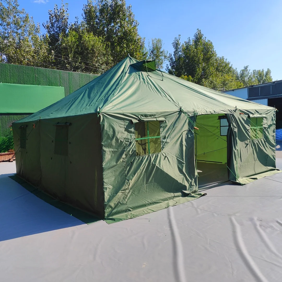 New Canvas Four-Season One Bedroom Tent 10 Person Outdoor Camping | Windproof Waterproof Insulated