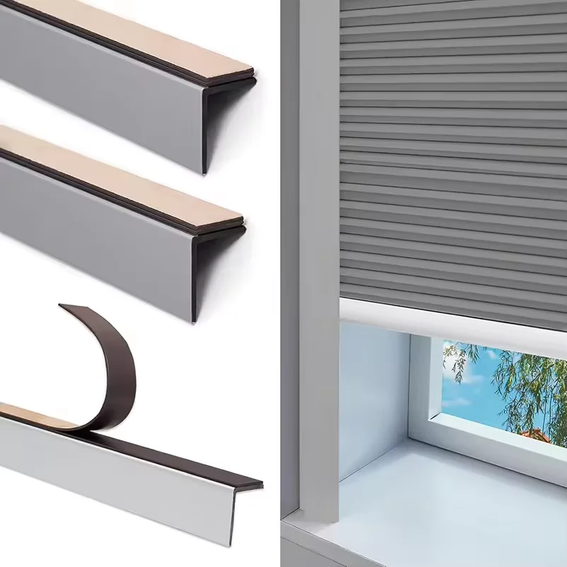 

Easy to Install Gray Blackout PVC Light Blockers accessories Complete Light Strips for Window Blinds