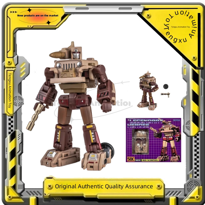 【Spot Goods】Original Transformed Toys NEWAGE NA H50C Red Scorpion Detective Repaint Action Doll