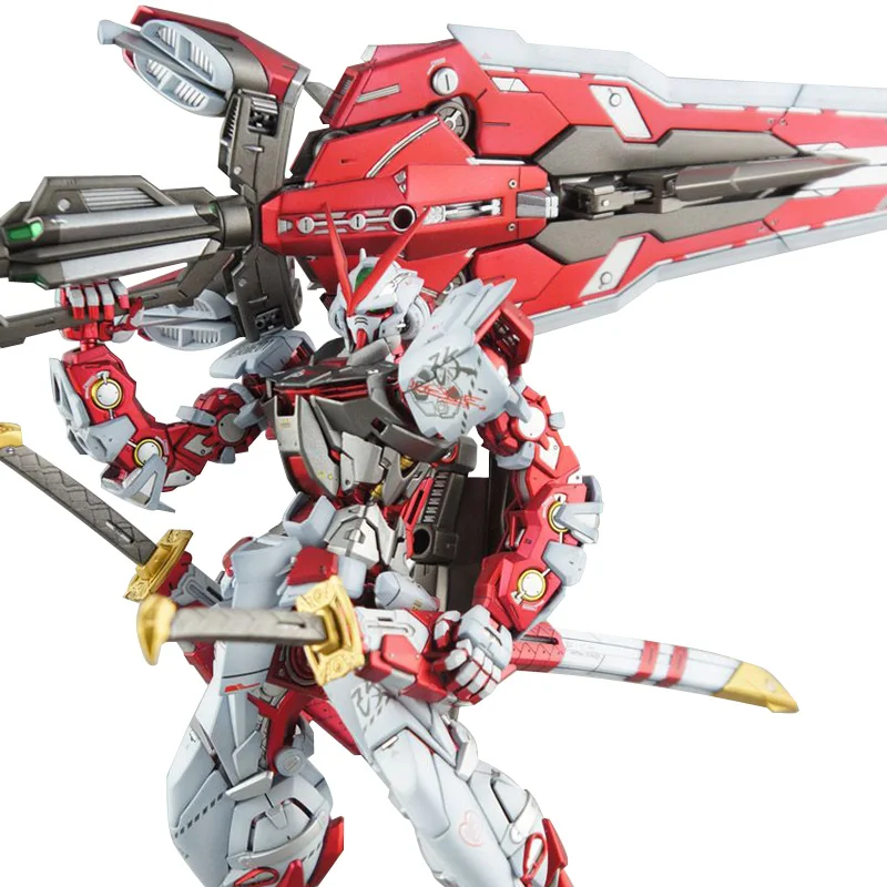 DABAN NEW 6601 1/100 MG Astray Red Frame Kai  MBF-P02 Including The Big Sword and Double Blades Assemble Mecha Model Toys