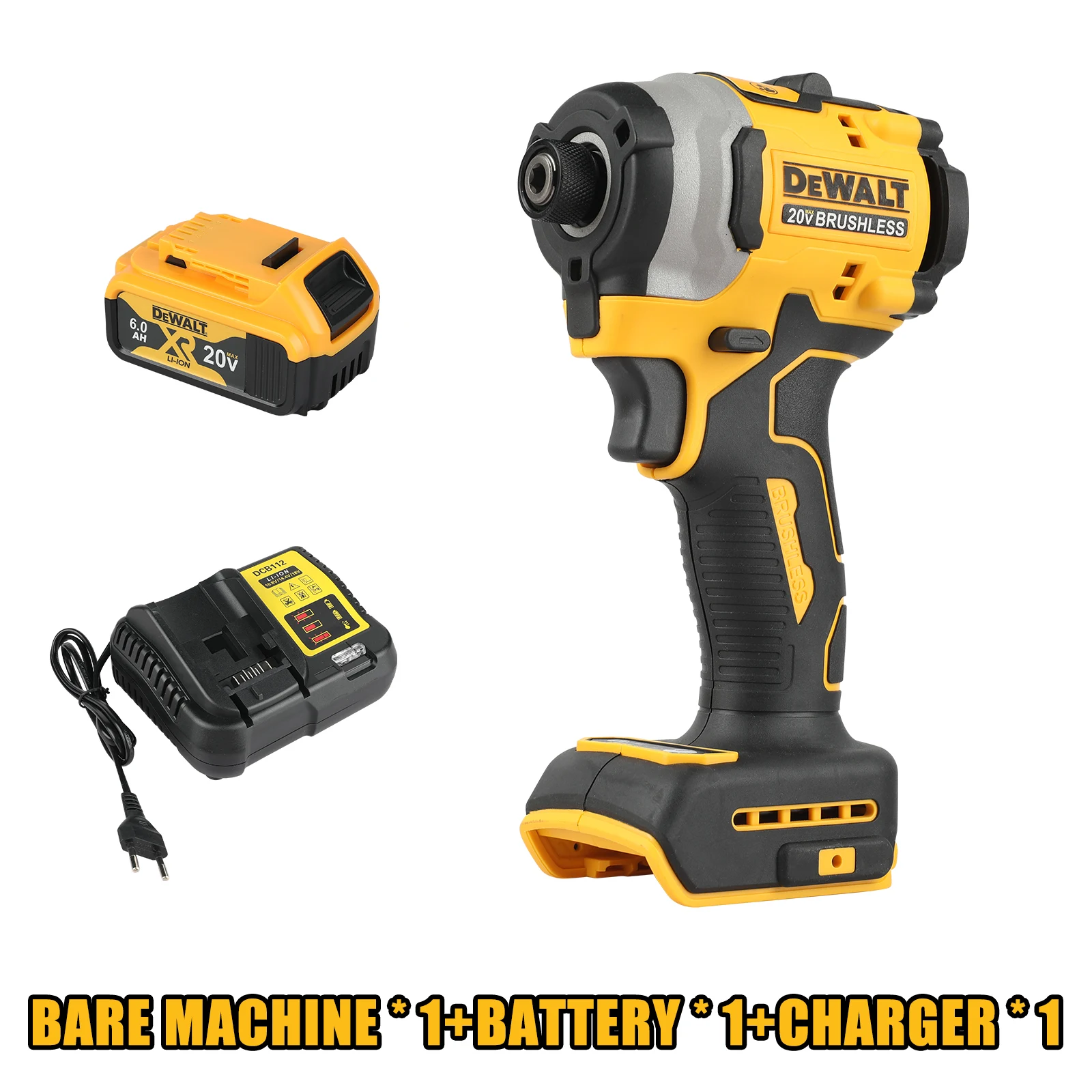 

DeWalt Brushless 20V Lithium-ion Screwdriver, Drill, and Car Repair Power Tool DCF850
