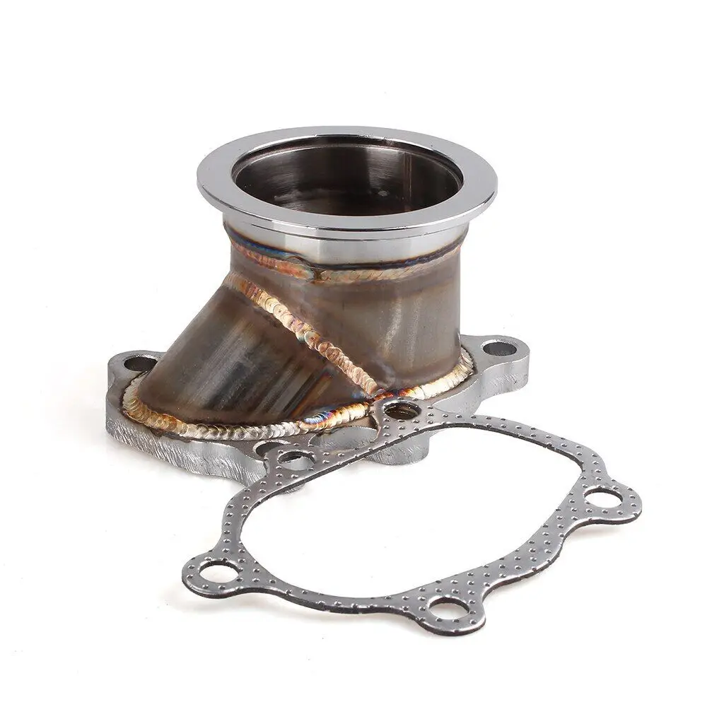 Stainless Steel Turbocharger Turbo Down Pipe 5 Bolt to 2.5