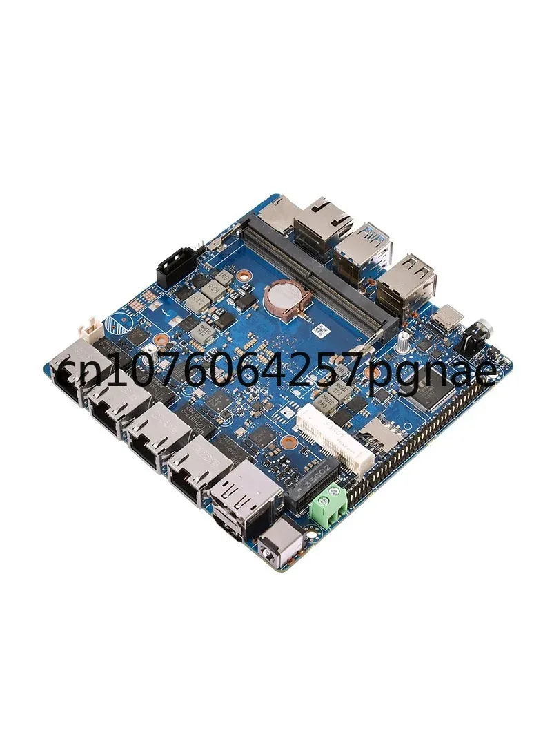 Cheap 12th Alder Lake-N DDR5 64GB Nano ITX Fanless Router Mainboard 4LAN Pfsense N95 N100 N300 Multi Lan Firewall Motherboard