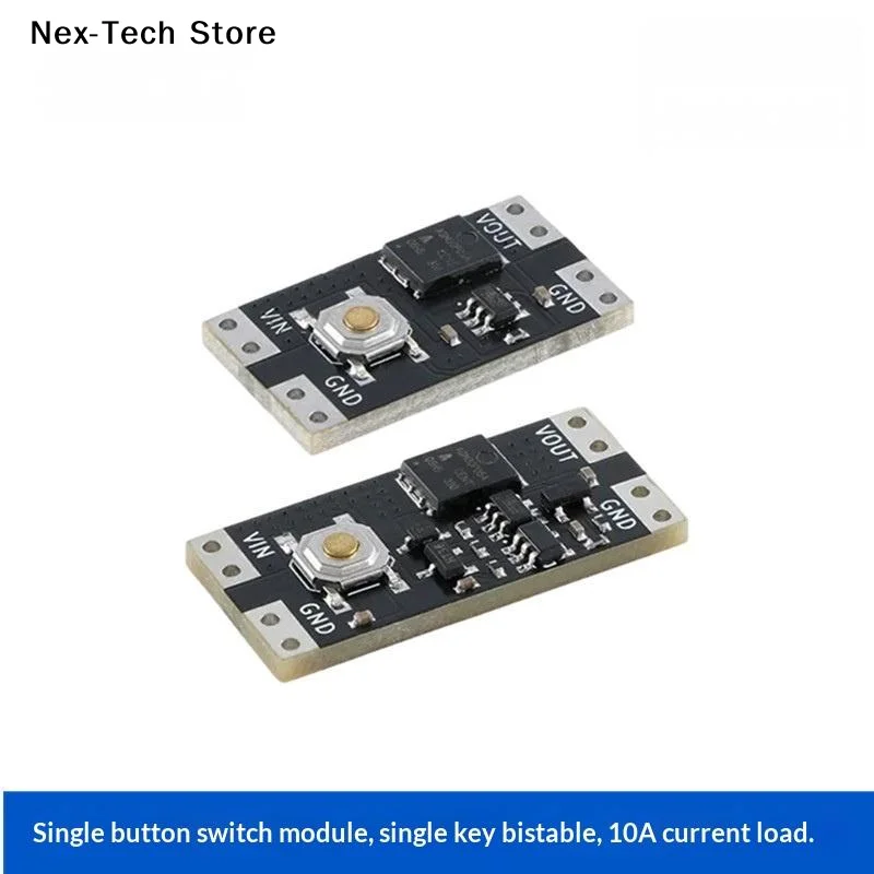 

[NT]1Pcs 3.5- 5.4V 4.5-26V 300nA 1.3uA Load 10A Low Power XL-10AL/AH Single Bond Button Bistable Micro One Key Switch Module[NT]
