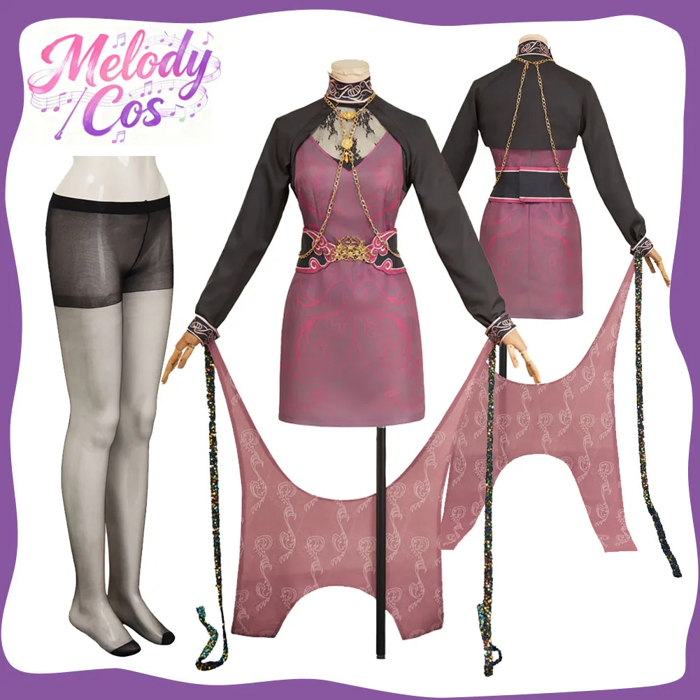 ada-wong-cosplay-costume-jeu-mal-deguisement-femmes-adultes-hauts-ceinture-collants-robe-collier-ensemble-halloween-carnaval-fete-costume