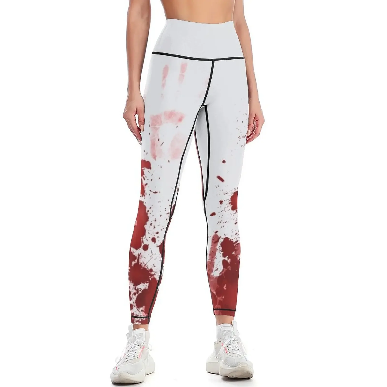 

blood splatter Leggings Fitness woman harem pants gym pants sports for push up Womens Leggings