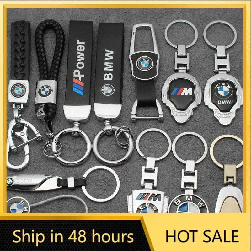 

Брелок-эмблема 1 шт., металлический/кожаный, с плетеным шнурком, кольцом для ключей, аксессуар для автомобилей BMW E90 E91 E92 E93 E60 E61 F10 F07
