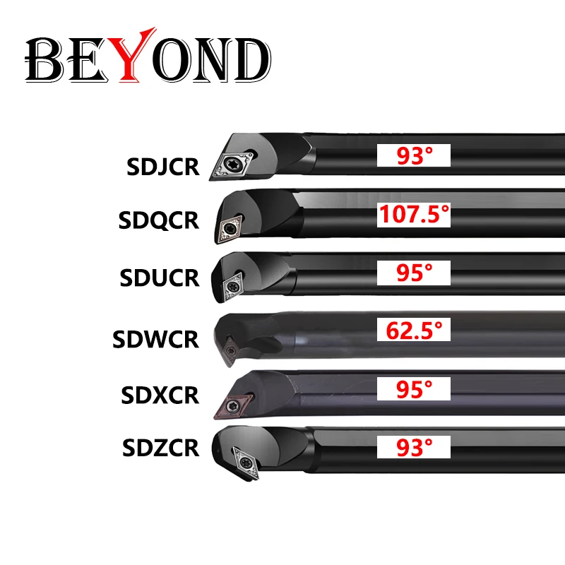

BEYOND SDUCR SDJCR SDQCR SDWCR SDXCR SDZCR CNC Cutter Tool Boring Bar S08K-SDQCR07 S10K-SDUCR07 S12M-SDWCR07 S16Q-SDUCR11 S20R