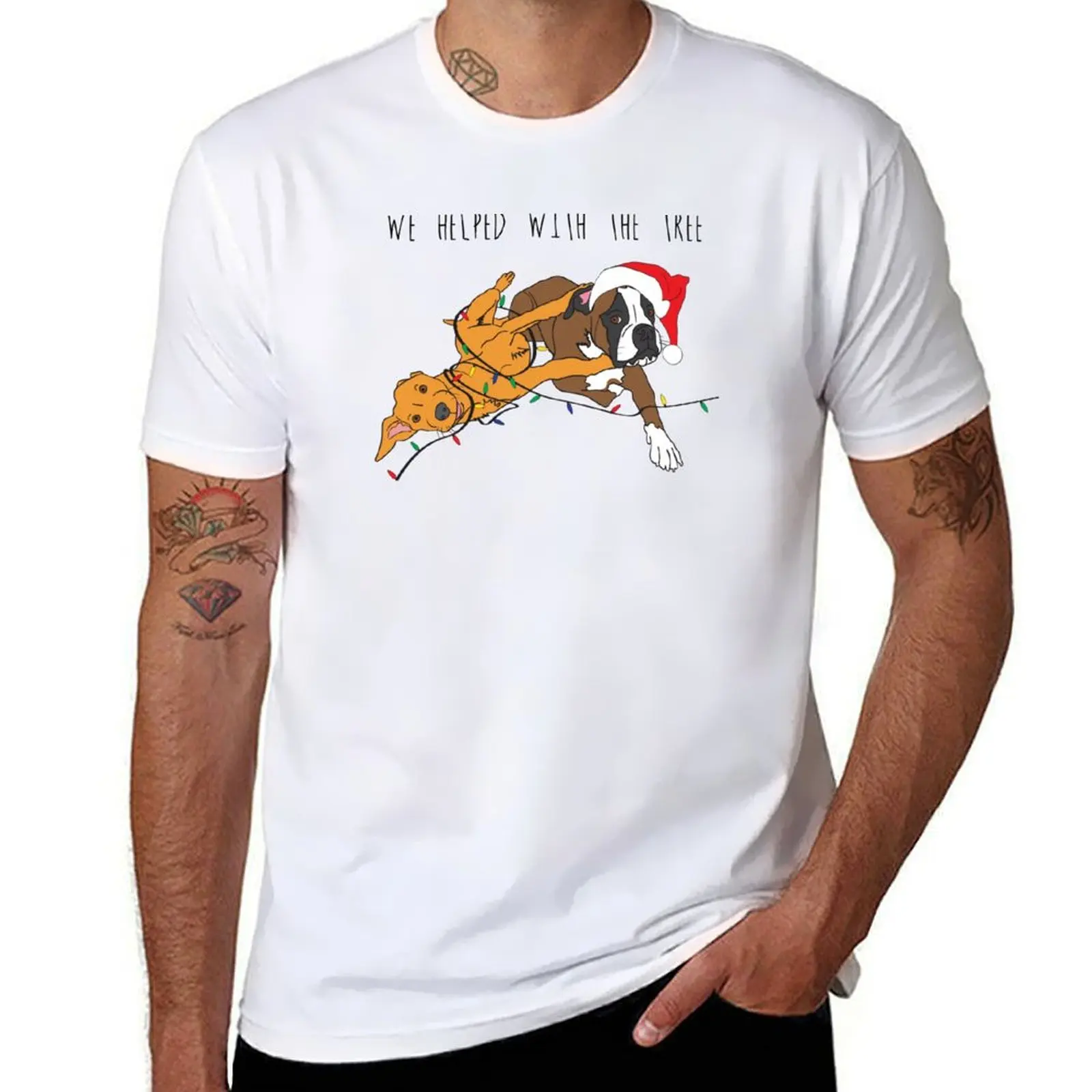 

Boxer dog labrador christmas T-Shirt! Bobby from the bin T-Shirt man graphic t shirt T-Shirt