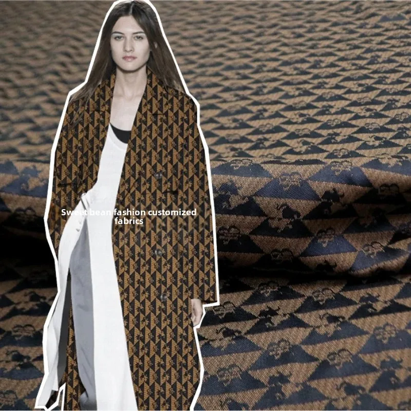 

Окрашенная в пряжу парчовая жаккардовая ткань с бриллиантами, костюм, платье, плащ, одежда, европейский бренд, модный дизайн, шитье, оптовая продажа, ткань