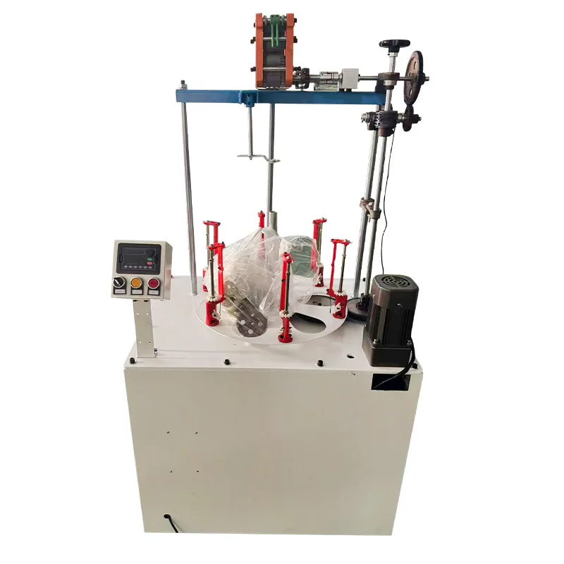 Metal flat winding machine, automatic PLC system