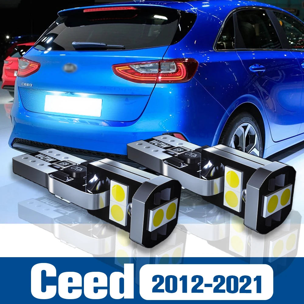 

2pcs LED License Plate Light Lamp Accessories Canbus For Kia Ceed 2012 2013 2014 2015 2016 2017 2018 2019 2020 2021