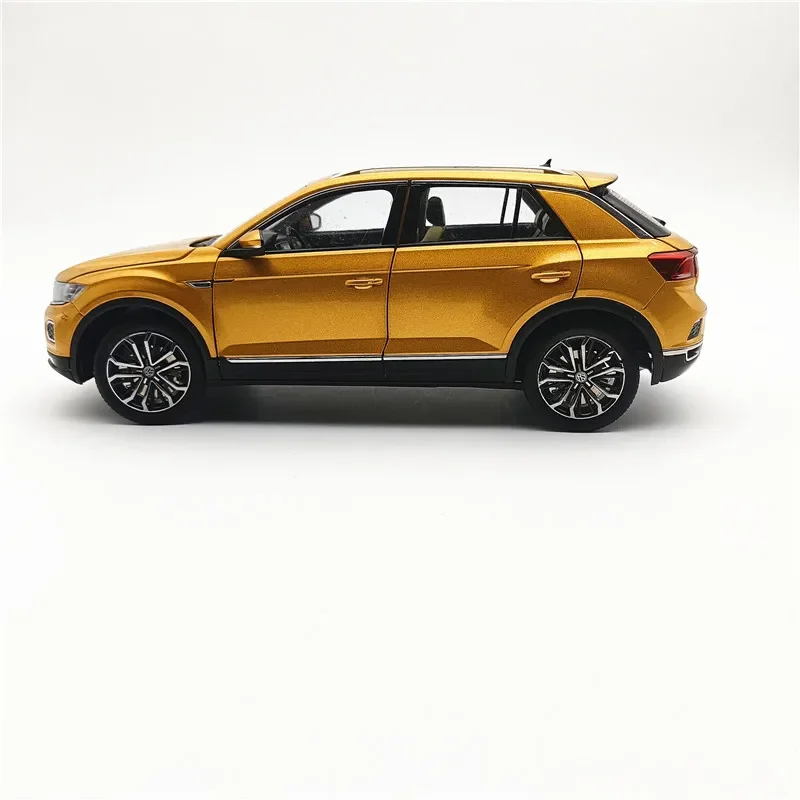 다이캐스트 1:18 체중계 FAW-Volkswagen T-ROC 2018 합금 SUV 도시 오프로드 차량 모델, 수집용 장난감 선물 기념품 전시