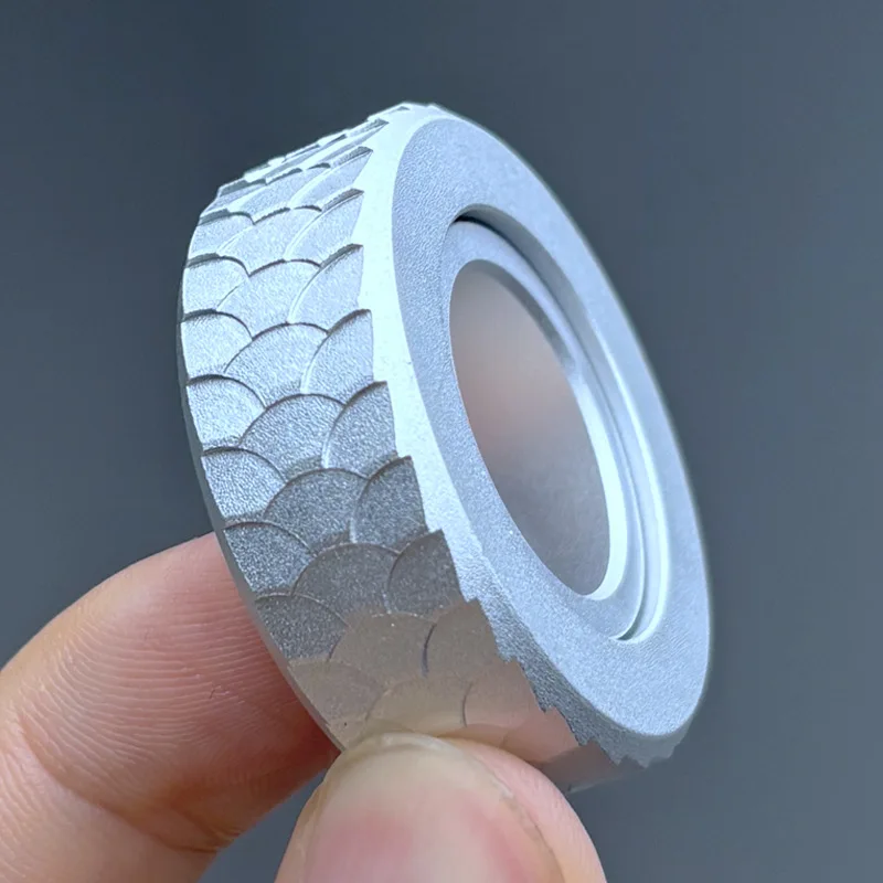 الميكانيكية المغناطيسي الفقرة حلقة دفع بطاقة المنزلق دفع لوحة اللمس EDC تململ لعبة تخفيف التوتر الحسي مكافحة القلق