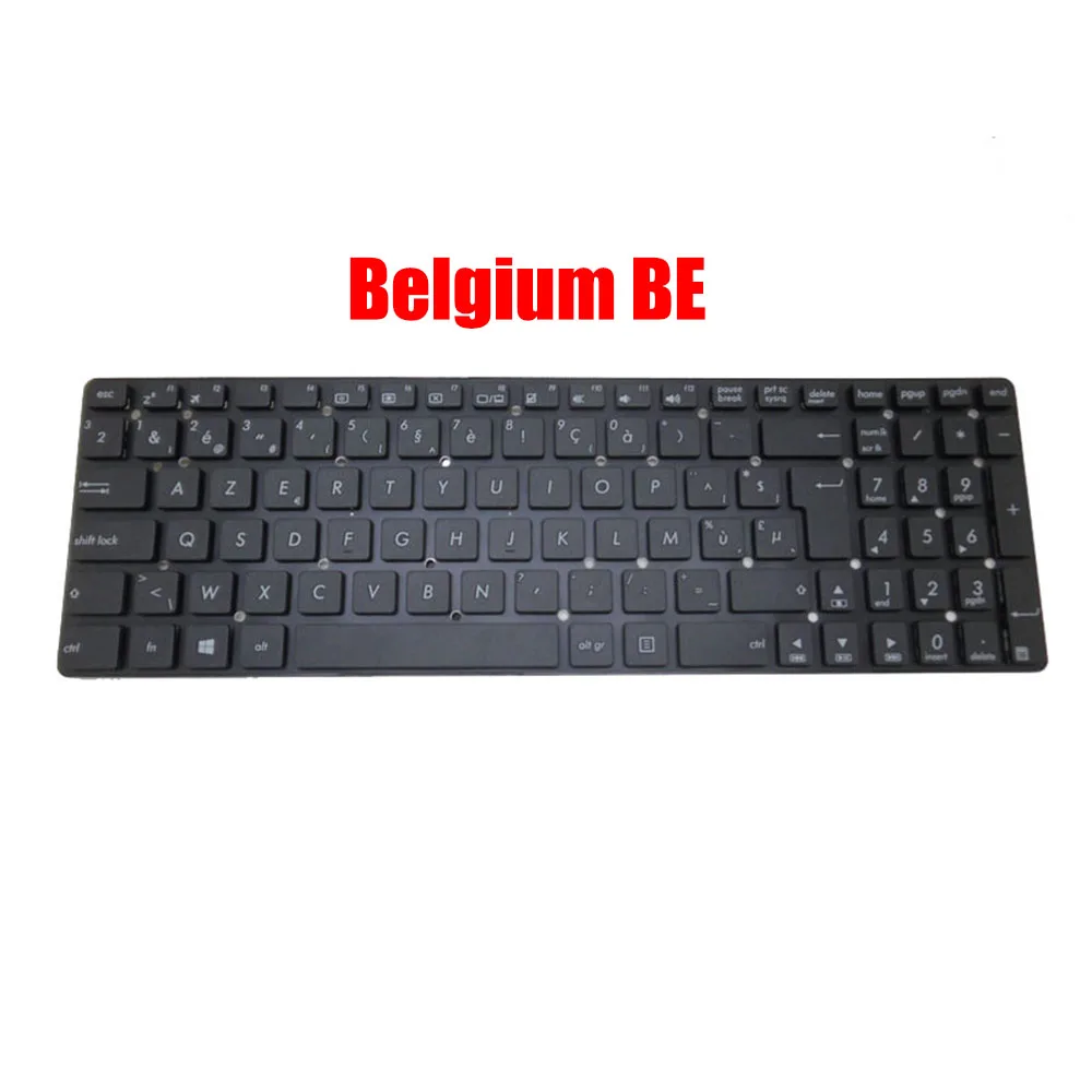 Tastiera portatile per ASUS R700A R700VD R700VJ R700VM Nera senza cornice BE\GR\JP\SP\TR\US