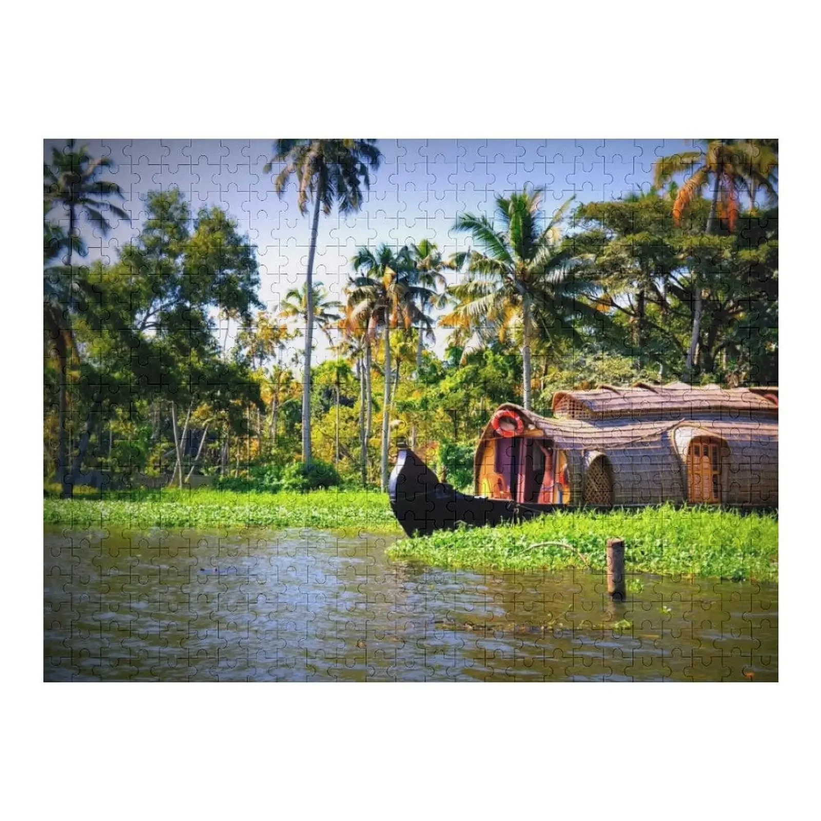 

Kerala Gods own country - photograph of backwaters of Kerala For photography lovers| Indian photography Jigsaw Puzzle