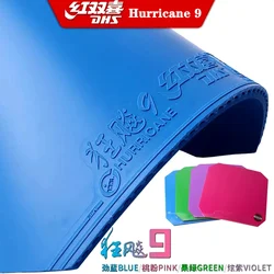 Original DHS Hurricane 9 Blue Green Table Tennis Rubber H9 Hurricane 9 Table Tennis Sponge