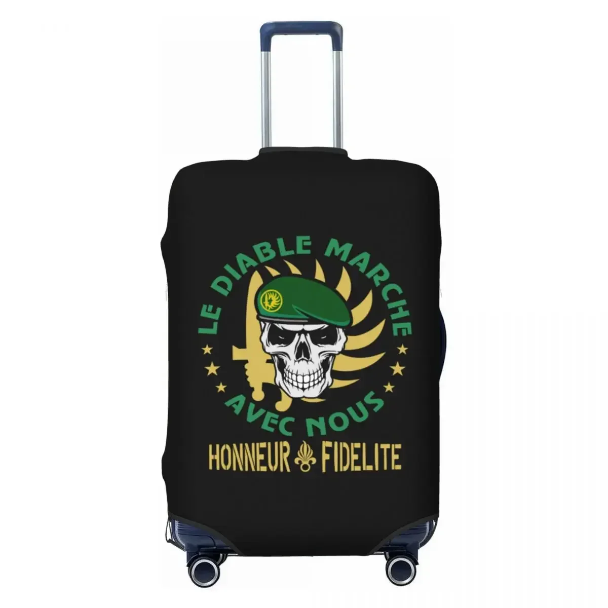 

Custom Legion Etrangere Foreign Legion Luggage Cover French Army France Suitcase Protector Covers Suit For 18-32 inch