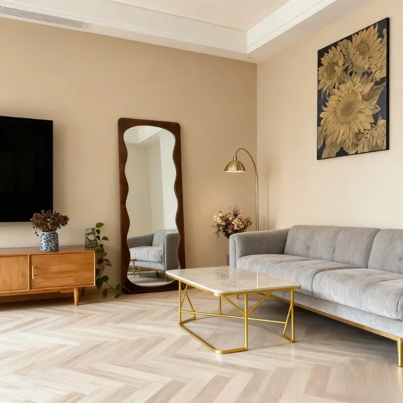 Wall Adhesive Living Mirrors Mirror Decoration Mirror for Handbag Large Full Body Full Length Room Decorations for Home Bedroom