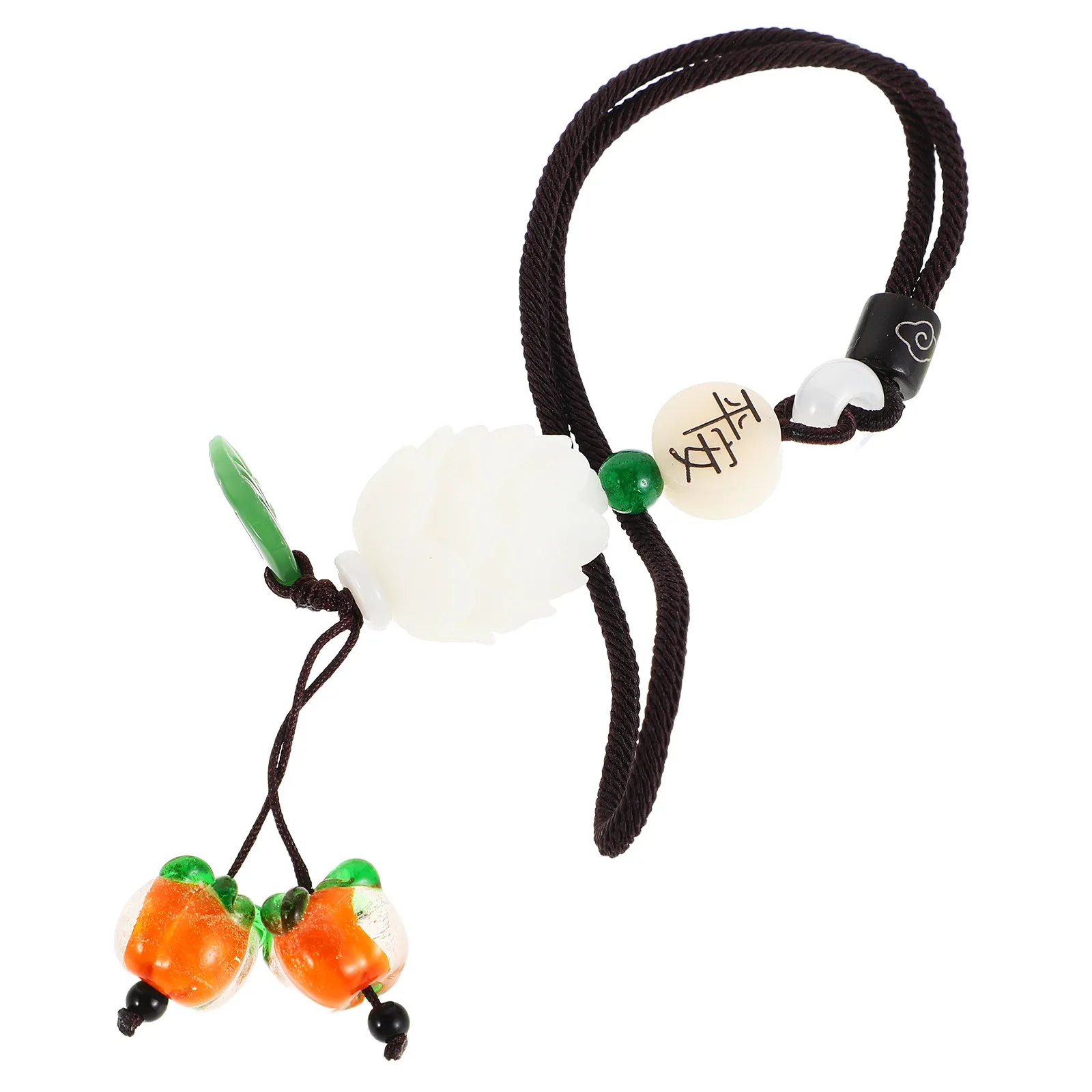 Car Pendant Feng Shui Rearview Mirror Resin Car Interior Decoration Lucky Charm Amulet Wealth Peace Hanging Accessory