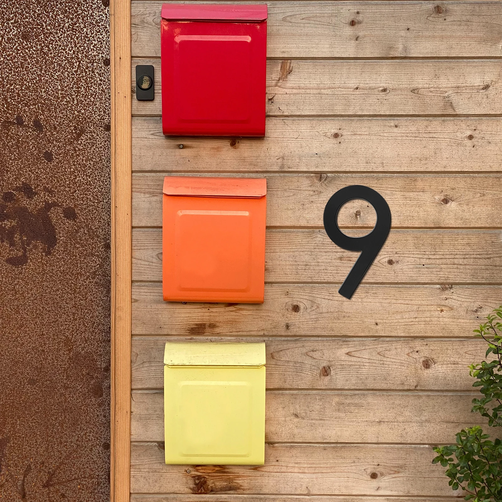 

House Mailbox for Home Address Office House Street Number Hotel Durable Mailbox Number Acrylic Material