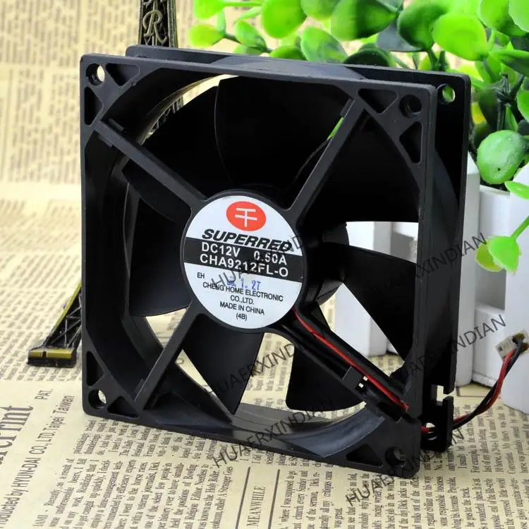 Novo CHA9212FL-O (e) 12v 0.50a 3 9025 kit de montagem do ventilador de refrigeração