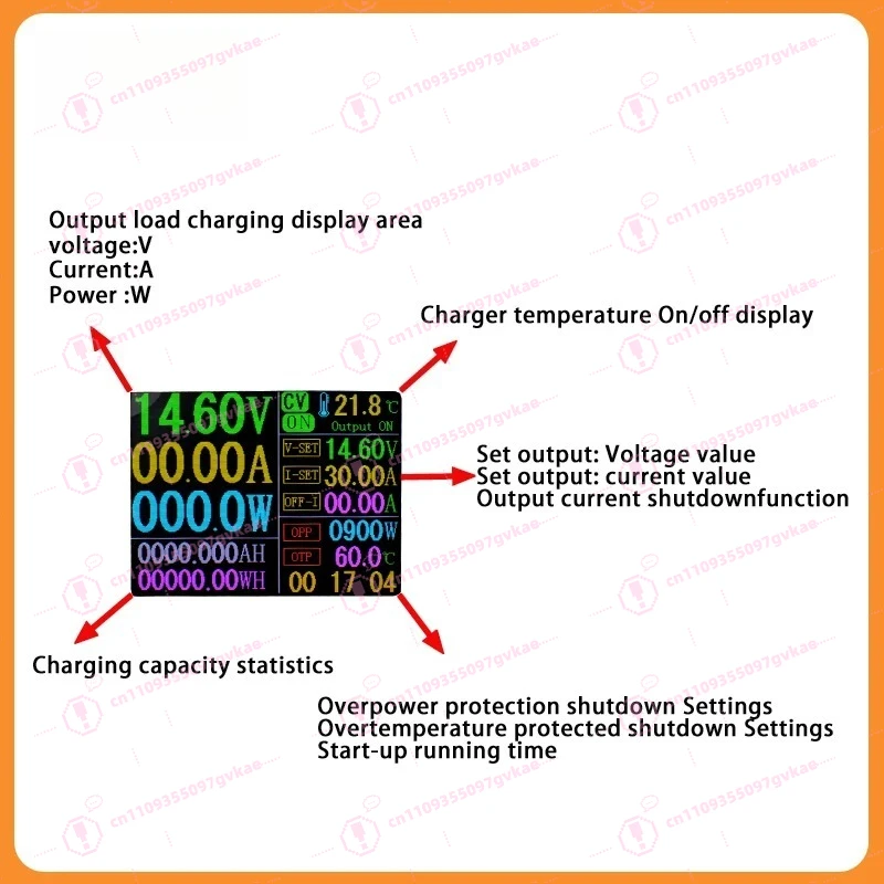 Adjustable Charger 12V 100A Lithium Charger 14.6V 100A Lifepo4  0-15v 0-100A Battery Charger 3.65v,12.6v,14.6V,60a, 50a