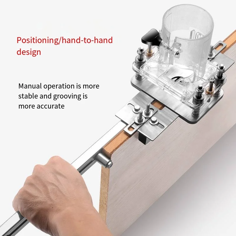 2-in-1 Joiner Slotter Closet Cabinet Invisible Fastener Hinge Hole Opener Mold Trimmer Woodworking Tools