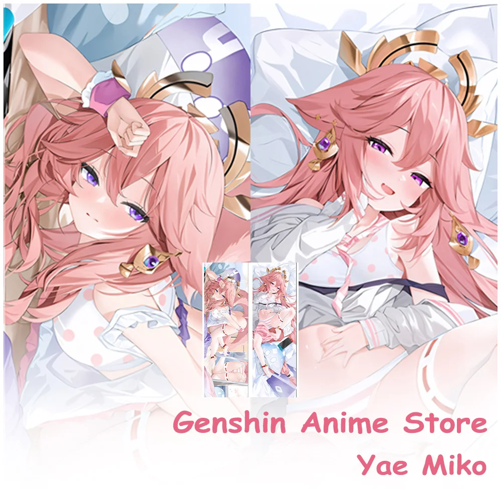 

Игра Genshin Impact Yae Miko, милый чехол Dakimakura, аниме Yae Miko, постельное белье, наволочка, реквизит для косплея, обнимающие наволочки отаку