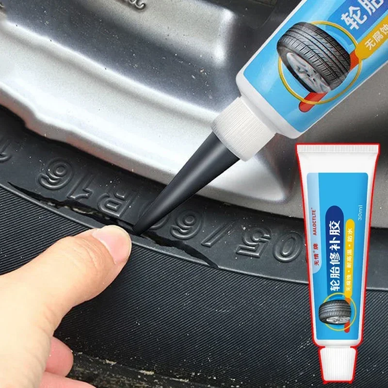 Líquido de reparo instantâneo para carro, Colas de borracha fortes, Resistente ao desgaste, Cola adesiva não corrosiva, Ferramentas fortes