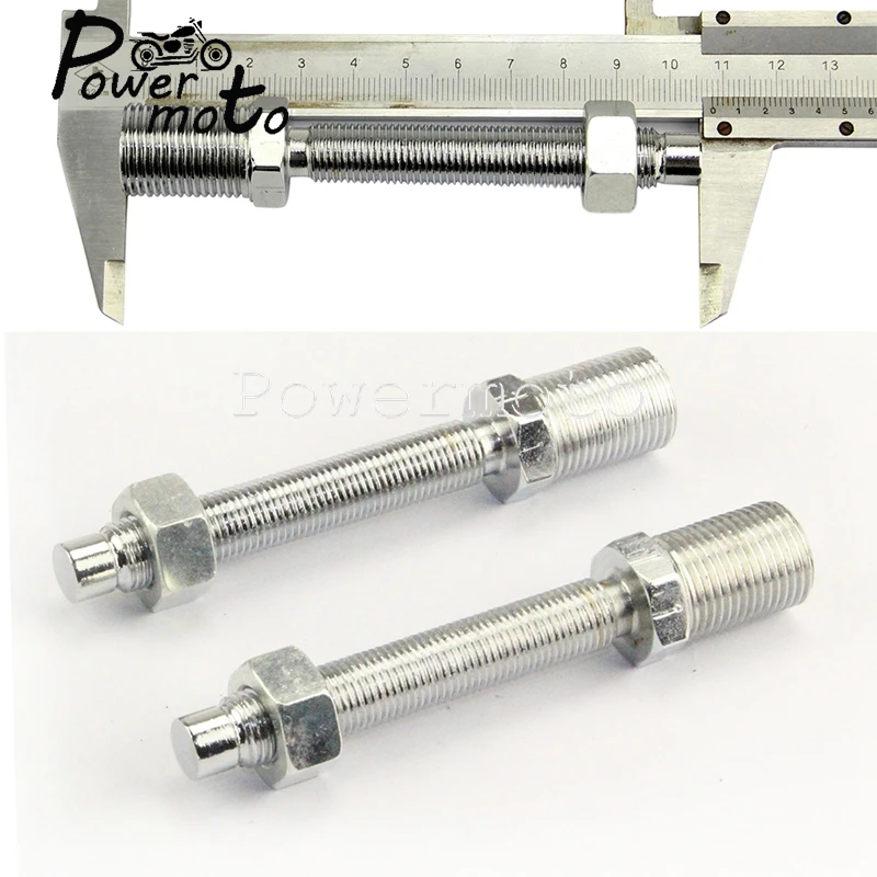 For Harley Softail Fatboy Deluxe Heritage Frame Bike 00-15 Chrome Motorcycle Adjustable Suspension 1