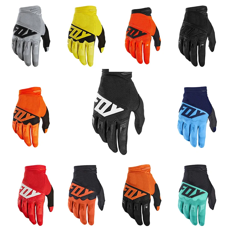 2023 Motocross Cycling Gloves Dirt Bike Racing Gloves BMX MTB ATV Motorcycle Mesh Air Man Woman Full Finger Gloves Guantes Moto