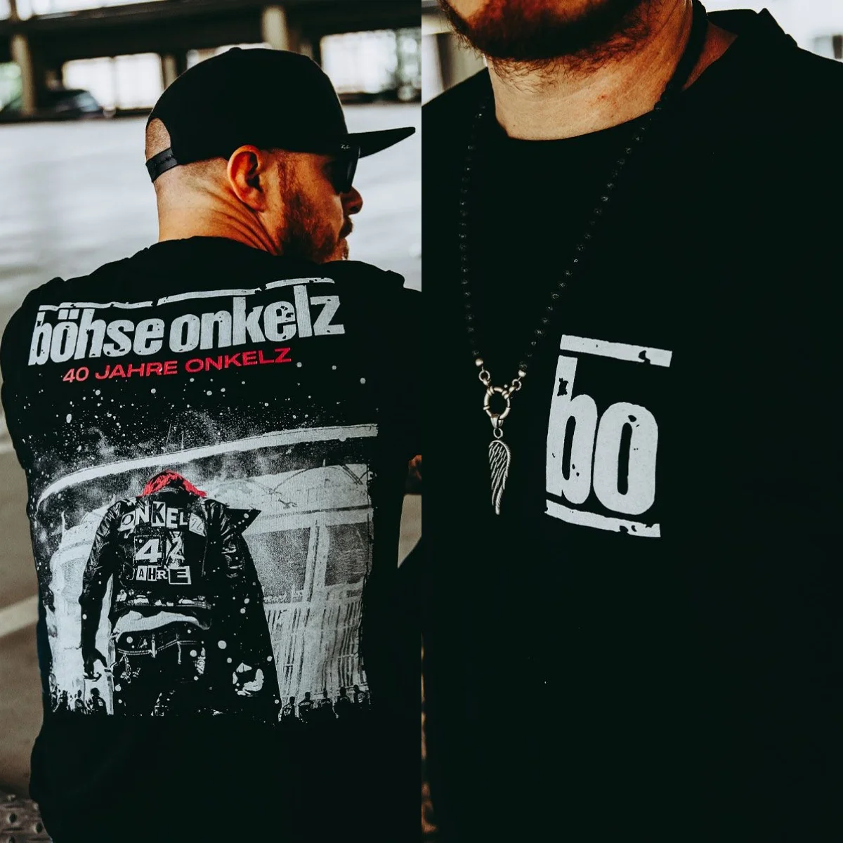 40 Jahre Böhse Onkelz Band T-Shirt Baumwolle Grafik-T-Shirt Herren Damen Sommer Streetwear