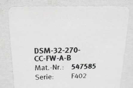 Brand New DSM-32-270-CC-FW-A-B 547585 Hot Selling Product Warehouse Inventory Fast Delivery