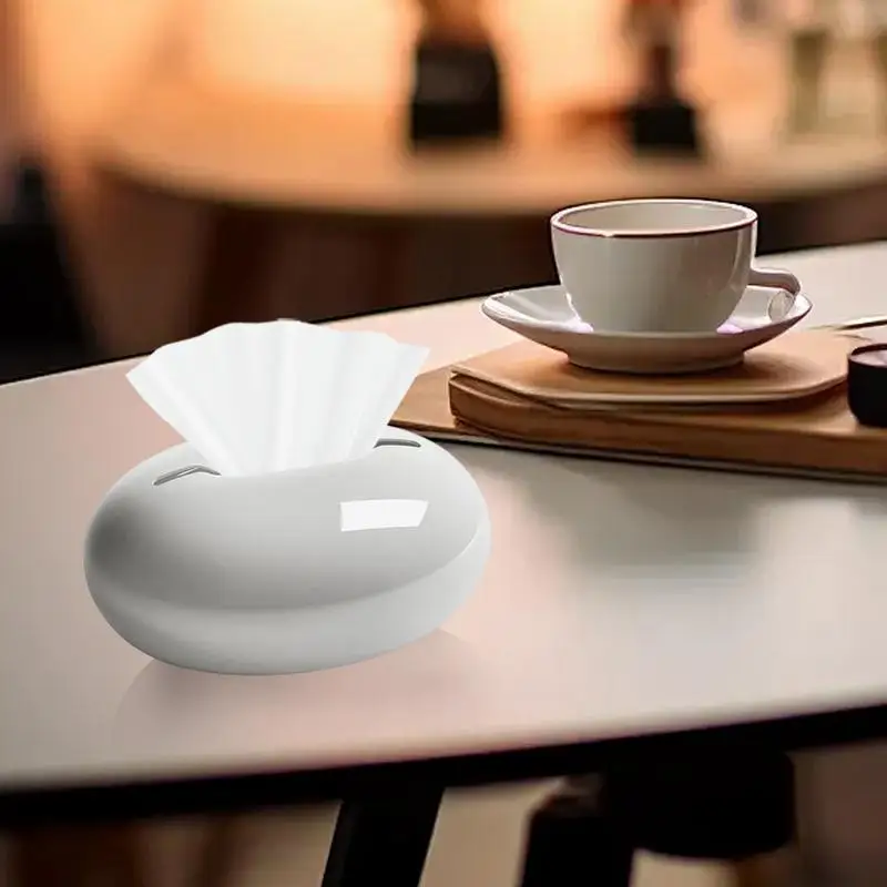 Tissue Box Creative Magnetic Desktop Tissue Holder Teardrop-shaped Tissue Box Living Room Coffee Table Decoration