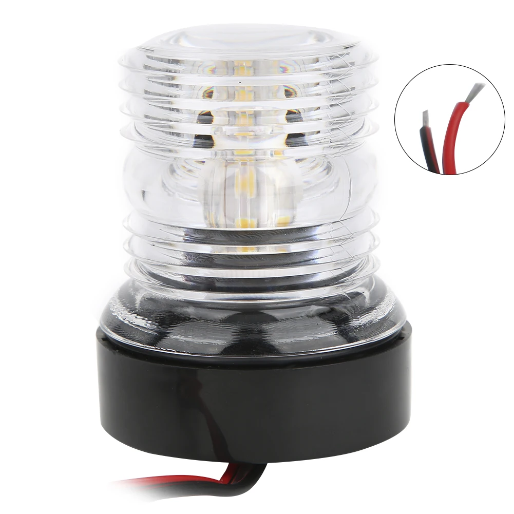 33 LED Waterproof 12V-24V Navigation Light 360 Degree All-round Marine Boat Yacht Singnal Anchor Lamp Pontoon Skiff