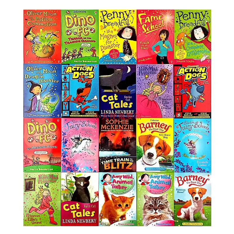 20 Books  English Usborne Books for Children Kids Picture Books English Chapter Book Collection Baby Story Book