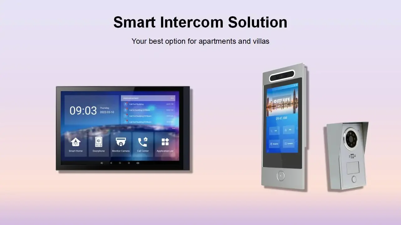 Smartlife Control Panel Android 10 Tablet with 2G RAM Intercom Monitor Support on Vif IPC CCTV Camera VDP Wall Screen