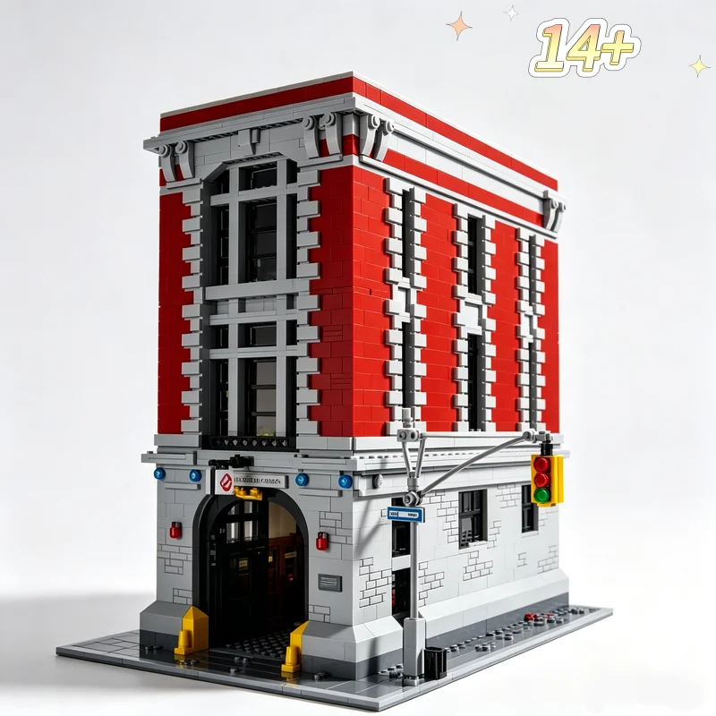 In Stock Special Offer Ghostbusters Firehouse Blocks Kit 4634PCS Classic Headquarters Bricks Creative Play Toys Wonderful Prese view 6